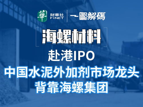 一图解码 海螺材料再递表 中国水泥外加剂市场龙头 背靠海螺集团