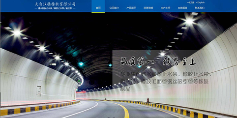 台州赛诺签约天台汉腾橡胶制品厂网站建设项目